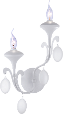 Бра Arte Lamp Montmartre A3239AP-2WH 3
