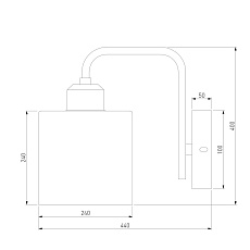 Бра Eurosvet Оптима Essence 30176/1 хром 1