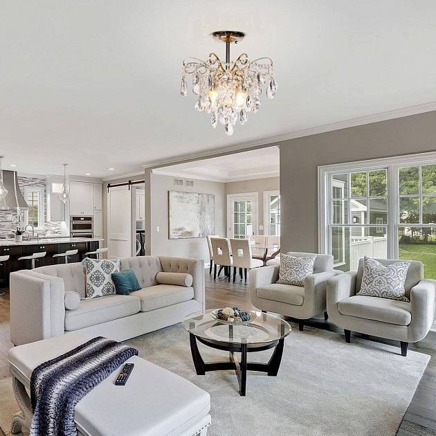 Потолочная люстра Escada Crown 682/4PL Gold изображение 2 Потолочная люстра Escada Crown 682/4PL Gold Фото № 2