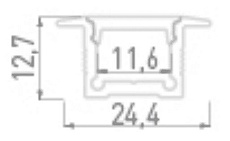 Профиль встраиваемый DesignLed LE.2613 001971 2