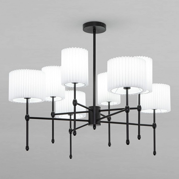 Подвесная люстра Eurosvet Notturno 60162/8 черный изображение 1 Подвесная люстра Eurosvet Notturno 60162/8 черный Фото № 1