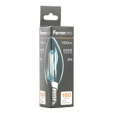 Лампа светодиодная Feron.PRO LB-1206 Свеча E14 6W 1000LM 175-265V 6400K 51246 1