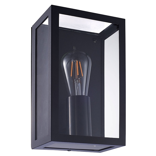 Уличный настенный светильник Arte Lamp Belfast A4569AL-1BK Фото № 1