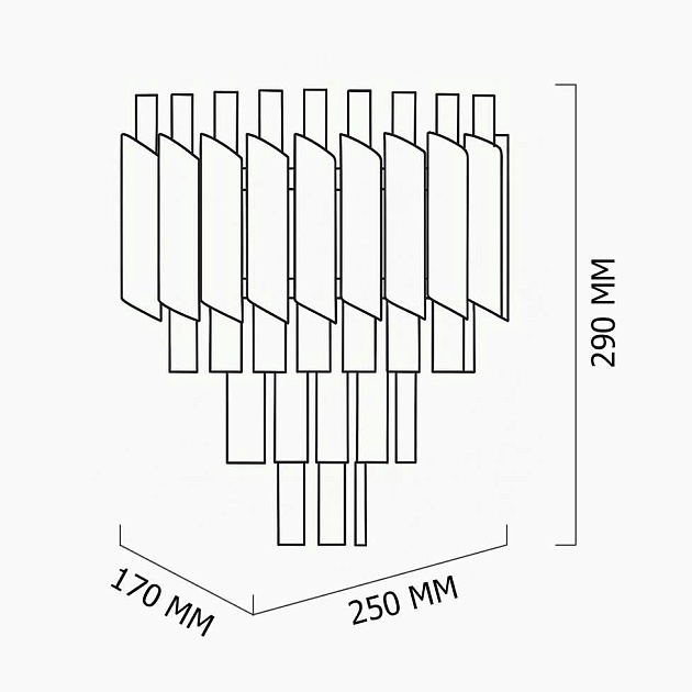 Настенный светильник Imperium Loft Crystal 147709-22 изображение 2 Настенный светильник Imperium Loft Crystal 147709-22 Фото № 2