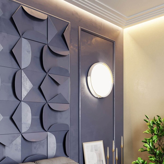 Настенно-потолочный светодиодный светильник Sonex Velio 7612/DL изображение 9 Настенно-потолочный светодиодный светильник Sonex Velio 7612/DL Фото № 9