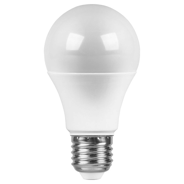 Лампа светодиодная Saffit E27 40W 2700K матовая SBA8040 55200 фото 