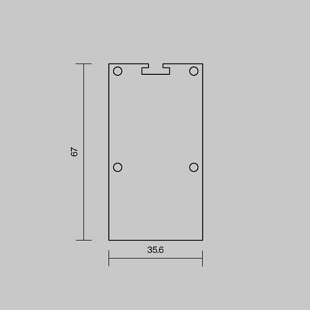 Комплектующие для профиля Maytoni Led Strip 642079 изображение 2 Комплектующие для профиля Maytoni Led Strip 642079 Фото № 2