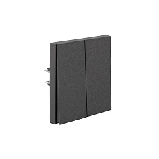 Выключатель STRONG 2 кл для жалюзи возвратный 10А с/у графит KRANZ KR-78-0711-6 3