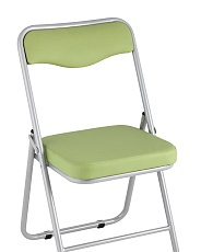 Складной стул Stool Group Джонни экокожа салатовый каркас металлик fb-jonny-eco-19 1