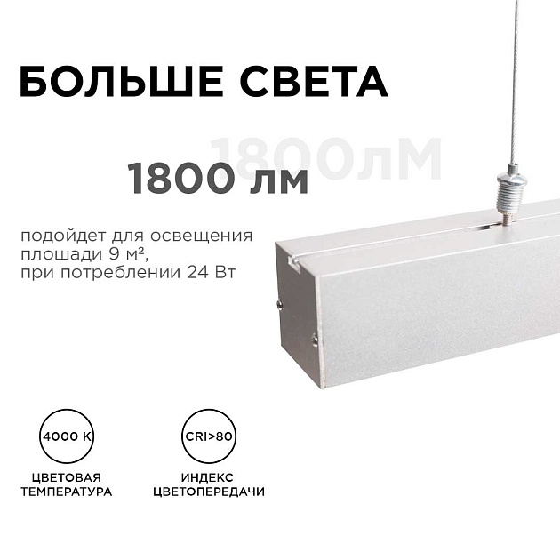 Подвесной светодиодный светильник Apeyron 14-25 Фото № 6