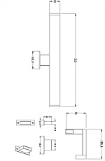 Подсветка для зеркал Deko-Light Spiegel Line I 687132 1