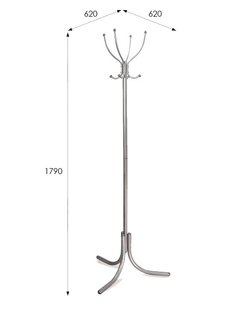 Напольная вешалка Мебелик М 3 001480 Фото № 3