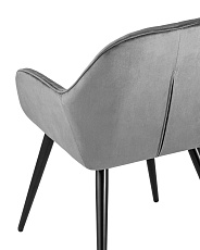 Кресло Stool Group Кристи NEW велюр серый DC-1507 HLR-21 5