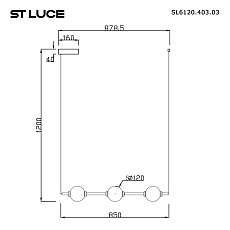 Подвесной светодиодный светильник ST Luce Peek SL6120.403.03 1