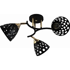 Потолочная люстра Reluce 01390-0.3-03 BK+FGD 3