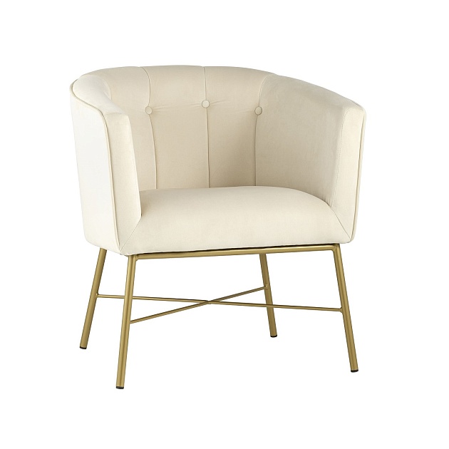 Кресло Stool Group Шале велюр бежевый FALETTE BEIGE Фото № 1