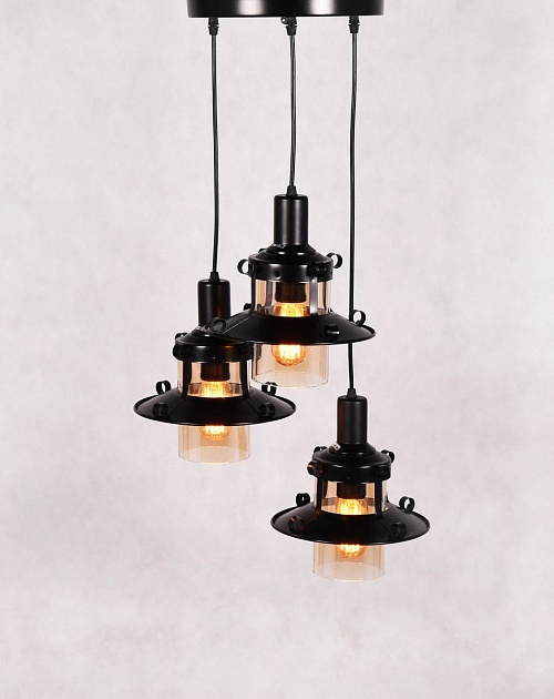 Подвесная люстра Lumina Deco Capri LDP 11328 B-3 BK Фото № 3