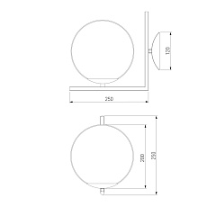 Бра Eurosvet Frost 70153/1 латунь 1