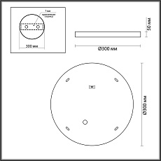 Настенно-потолочный светильник Odeon Light BERGI 5064/24L 1