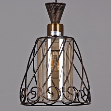 Подвесной светильник Reluce 03609-0.4-01 BK+GD 1