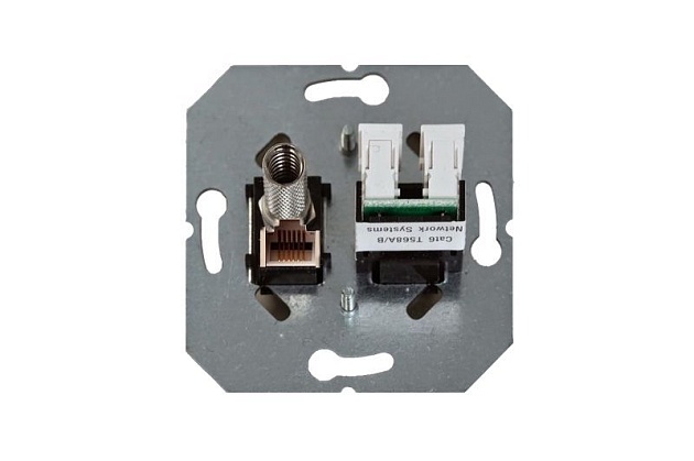 Розетка RJ45/TV Liregus Epsilon бежевый 28-073 изображение 2 Розетка RJ45/TV Liregus Epsilon бежевый 28-073 Фото № 2