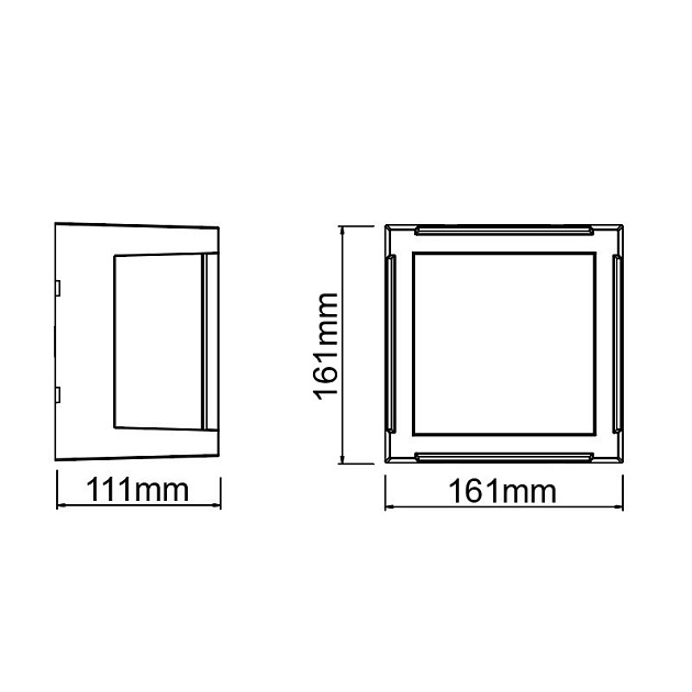 Уличный настенный светодиодный светильник Mantra Creek 8851 Фото № 2