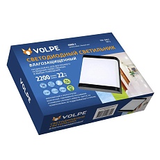 Потолочный светодиодный светильник Volpe ULW-Q280 22W/4000K/S02 IP65 Black UL-00006711 1