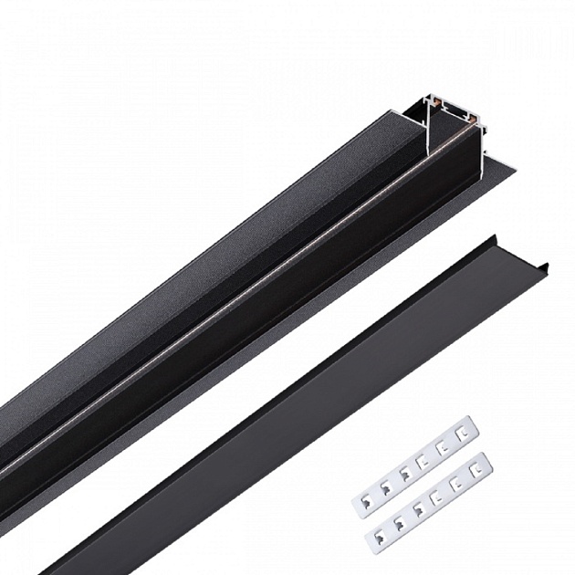 Шинопровод встраиваемый низковольтный Novotech Shino Smal 2 м 135199 изображение 1 Шинопровод встраиваемый низковольтный Novotech Shino Smal 2 м 135199 Фото № 1