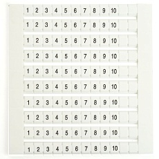 Маркеры для ЗНИ (JXB ST) с нумерацией 1-10 LD556-5 Stekker 49210 5