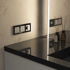 Рамка Werkel Diamant на 3 поста черный W0031208 4690389172762 3