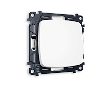 Комплект механизма 1-кл проходного выключателя AMBRELLA VOLT OMEGA Белый матовый QUANT (OP1210, VM105) MO121020