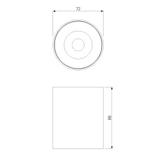 Потолочный светодиодный светильник Elektrostandard Primo 25116/LED a069414 1