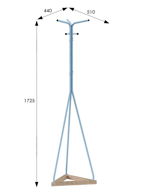Напольная вешалка Мебелик Галант 213 007160 изображение 3 Напольная вешалка Мебелик Галант 213 007160 Фото № 3