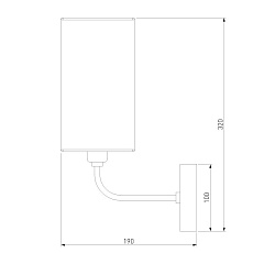 Бра Eurosvet Purezza 60128/1 золото 2