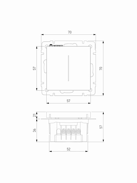 Умный сенсорный диммер Werkel белый W3443101 4690389195433 изображение 10 Умный сенсорный диммер Werkel белый W3443101 4690389195433 Фото № 10