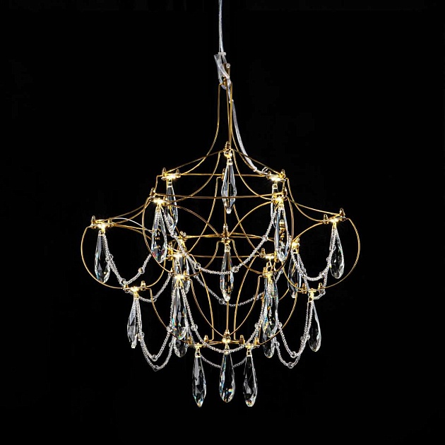 Подвесная светодиодная люстра Modelux Premium ML.5601.400P BS Фото № 5