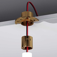 Встраиваемое крепление для круглого гибкого неона Full light латунь Elektrostandard a070756 1