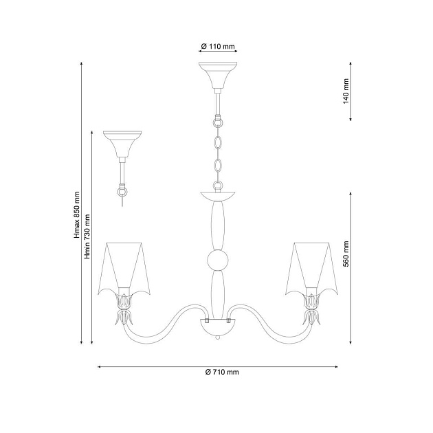 Подвесная люстра Lucia Tucci Siena 102.6 Фото № 2