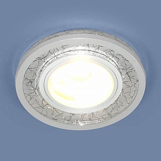 Встраиваемый светильник Elektrostandard 7020 MR16 WH/SL белый/серебро a036740 2