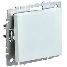 BRITE Выключатель 1-клавишный проходной 10А ВС10-1-6-БрЖ жемчуг IEK BR-V12-0-10-K36