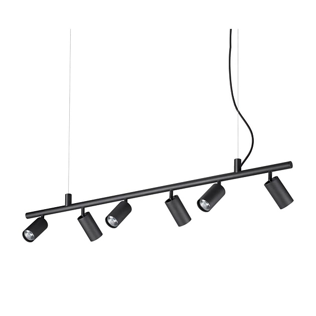Подвесная люстра Ideal Lux Dynamite SP6 Nero 231396 Фото № 1
