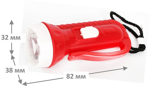 Ручной светодиодный фонарь Ultraflash Т от батареек 85х35 10 лм 920-TH 12858 фото 3