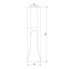 Потолочный светодиодный светильник Elektrostandard Apex 25113/LED a068289 1