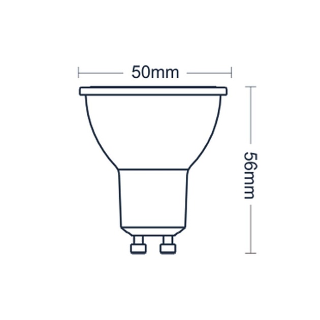 Лампа светодиодная Italline TP GU10/7W/4000K Фото № 2