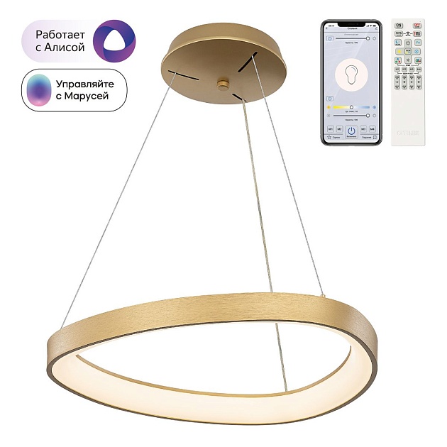 Подвесной светодиодный светильник Citilux Genka Smart CL756A042 Фото № 1