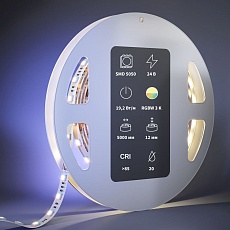Светодиодная лента Maytoni 19,2W/m 60LED/m 5050SMD теплый белый + RGB 5M 201134 2