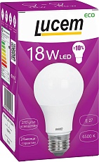 Лампа светодиодная Lucem E27 18W 6500K матовая FLLBL182730L 1