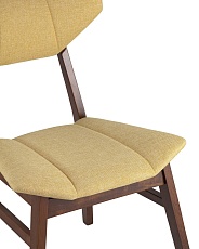 Кухонный стул Stool Group TOR массив гевеи цвет орех сидение желтое 4 шт. LW1903 BZ-14 YELLOW-KOROB4 2