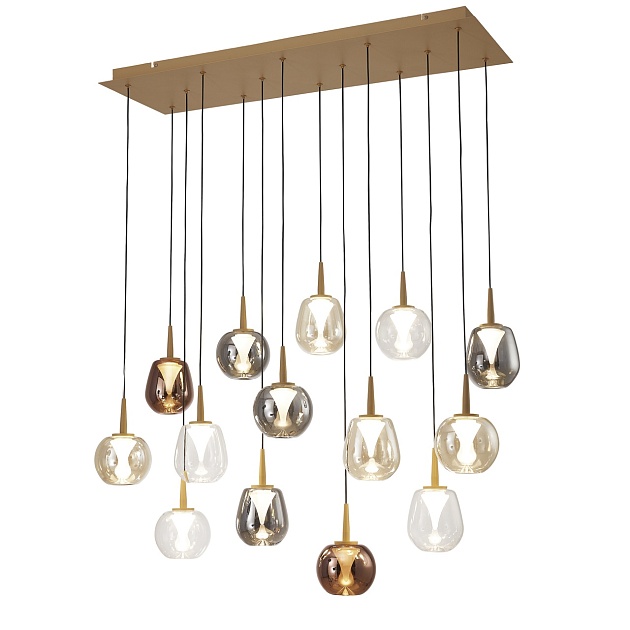 Подвесная светодиодная люстра Mantra Andromeda 8936+14PL Фото № 1