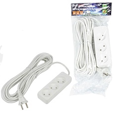 Удлинитель Uniel Ultra 3гн х 10м б/з S-CU3-7 White UL-00009986 2